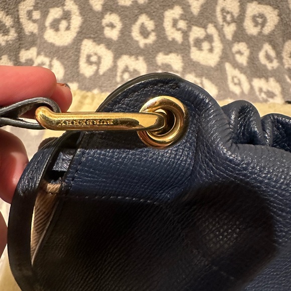Authentic Burberry Small Bingley Derby House Check Crossbody in Blue 😍 New 😍 - Picture 13 of 17